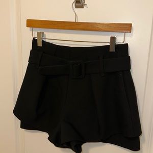 Maje Black Shorts size 36